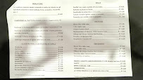 Menu du Cucineria Duca Re à Guidonia Montecelio