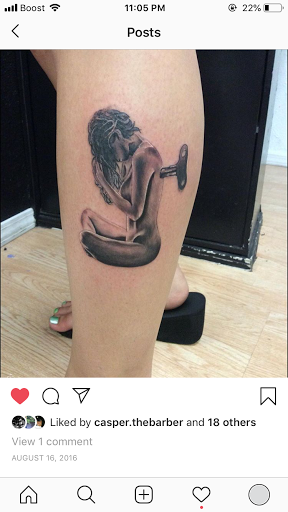 Explore cartoon tattoo ideas, creative tattoo ideas in Marshfield, available at All The Above Tattoo Studio
