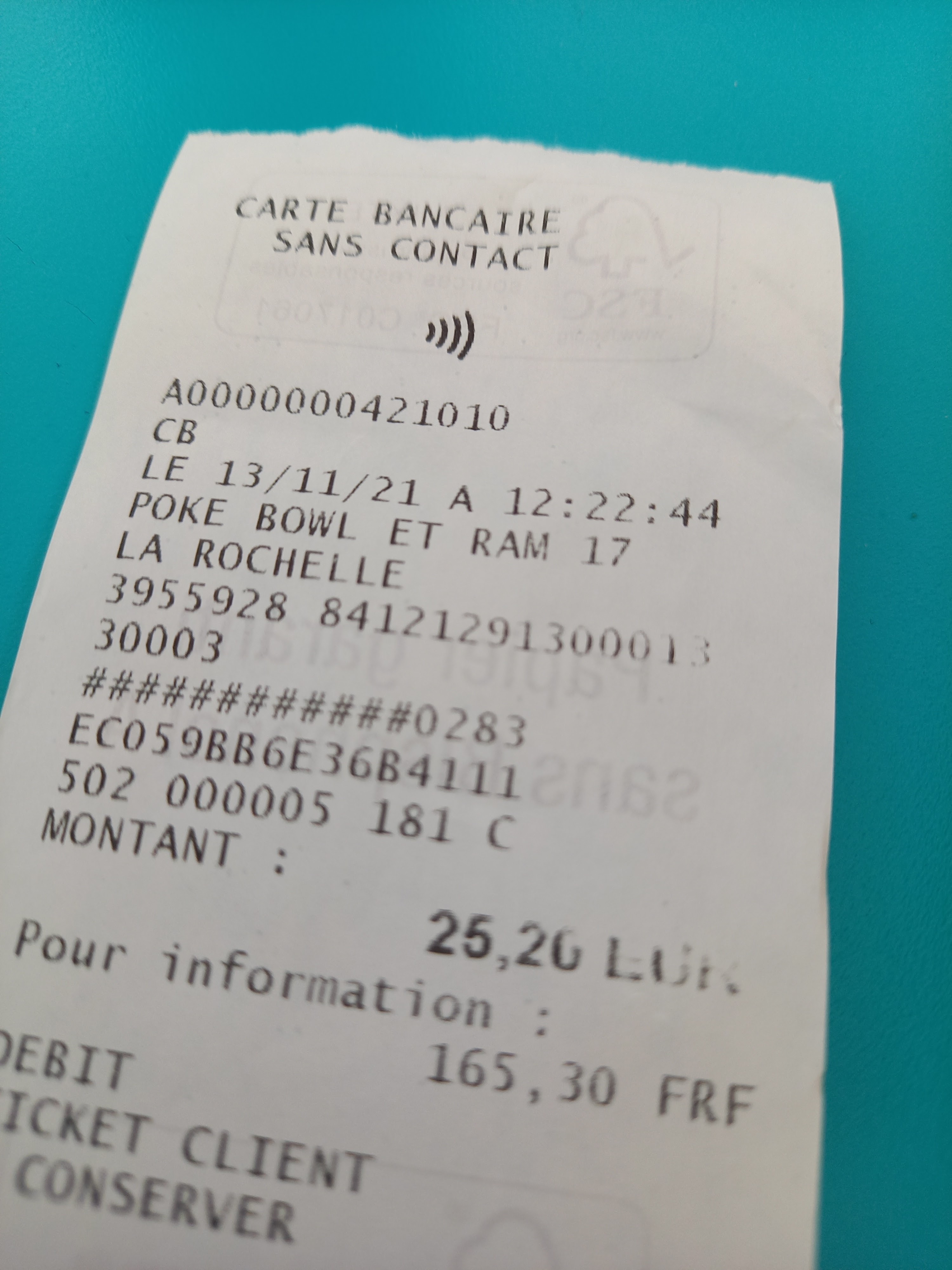 Photo n° 1 de l'avis de Maxime.l fait le 13/11/2021 à 11:28
