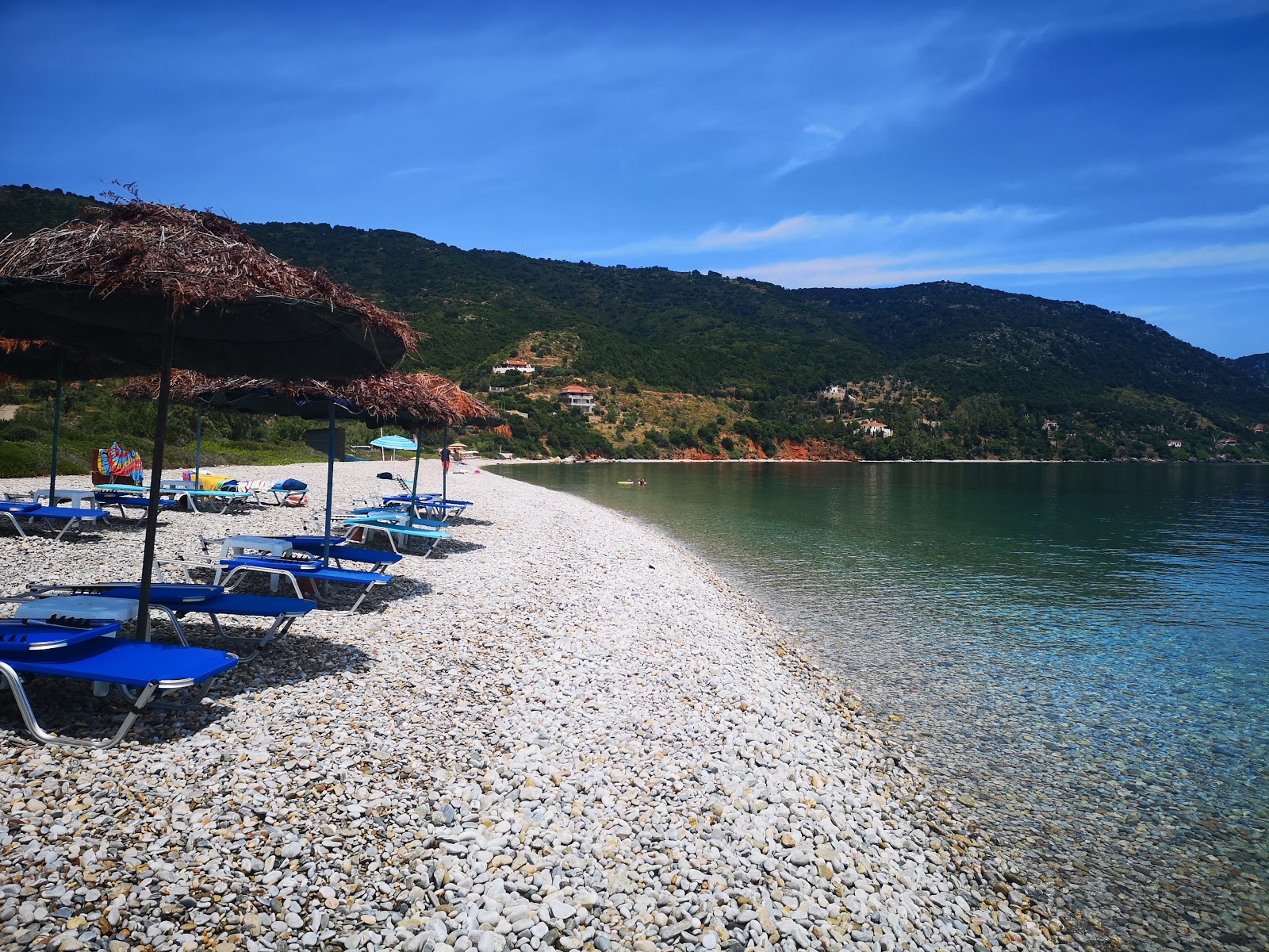 Foto di Ag. Dimitrios beach con spiaggia spaziosa