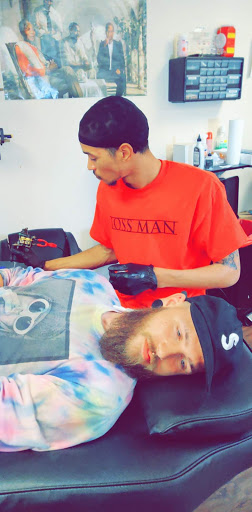 Explore calf tattoo ideas for men, creative tattoo ideas in North Port, available at 20 Fifth Ink
