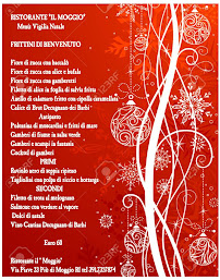 Carte du Il Moggio agriturismo e idee à Pie' di Moggio