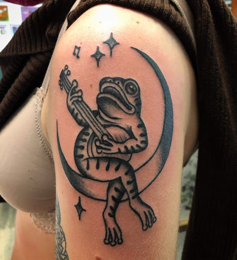 Explore voodoo doll tattoo ideas, creative tattoo ideas in Goose Creek, available at Red Kirin Tattoo