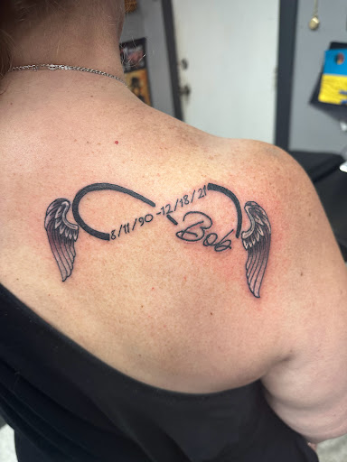 Explore golf ball tattoos ideas, creative tattoo ideas in Hudson Falls, available at ALTERED ADDICTION TATTOOS