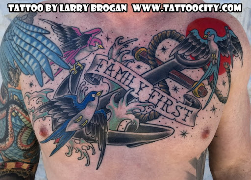 Explore gambler tattoo ideas, creative tattoo ideas in Lockport, available at Tattoo City by Larry Brogan