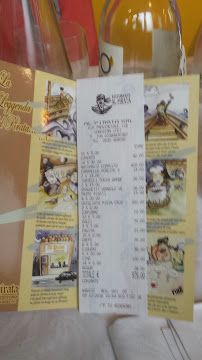 Menu du Trattoria Al Pirata à Voghiera