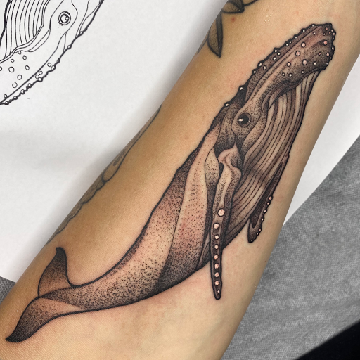 Explore phantom of the opera tattoo ideas, creative tattoo ideas in Savannah, available at tattoos by delan