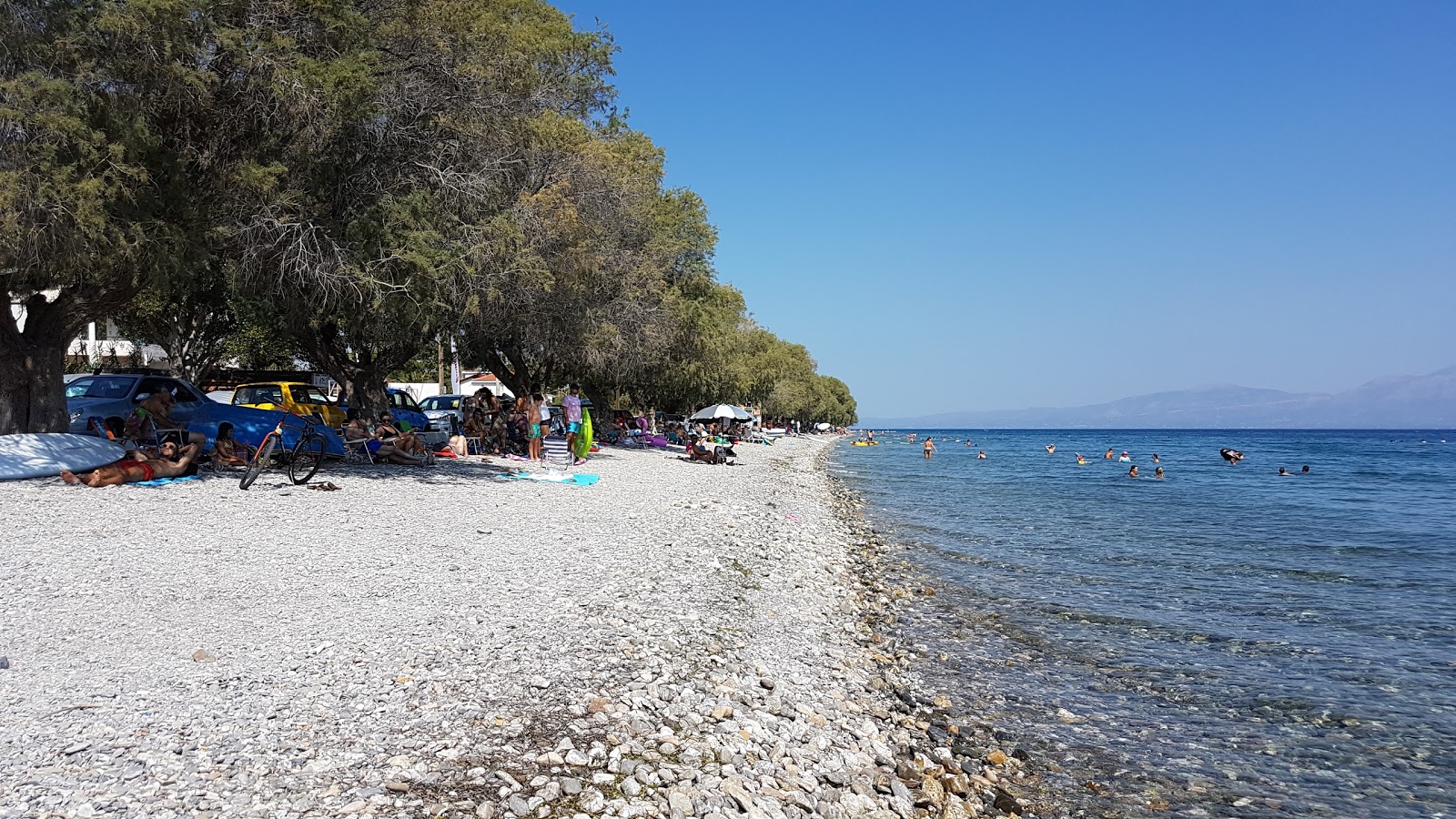 Photo of Paralia Angona with turquoise pure water surface