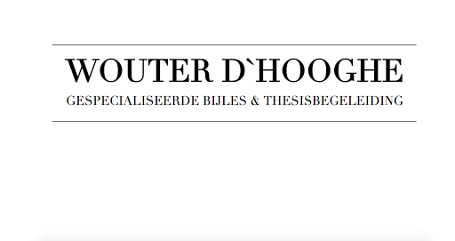 Wouter D'Hooghe: Gespecialiseerde Bijles en Thesisbegeleiding
