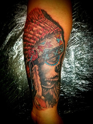 Explore lucifer tattoo ideas, creative tattoo ideas in Conway, available at Primal Urge Tattoos