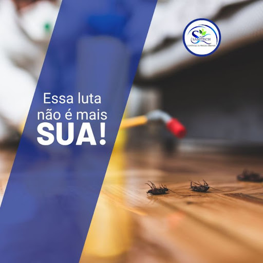 Logo da empresa - Sanitech Controle de Pragas | Dedetização | Dedetizadora em São Paulo I 24 Horas