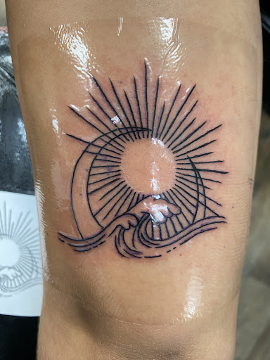 Explore alpha omega tattoo ideas, creative tattoo ideas in Shallotte, available at Ocean Isle Ink & Piercing