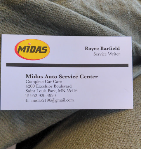 Car Repair and Maintenance «Midas», reviews and photos, 4200 Excelsior Blvd, St Louis Park, MN 55416, USA