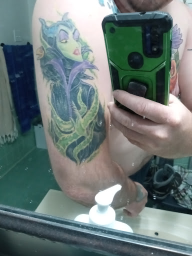 Explore faith over fear tattoo ideas, creative tattoo ideas in Scottsboro, available at 5 Points Tattoo