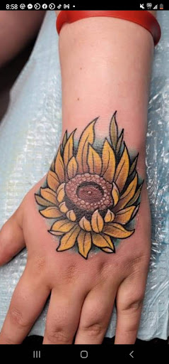 Explore 2x2 tattoo size ideas, creative tattoo ideas in Davis, available at The Vintage Wolf Tattoo Studio