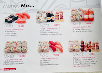 Carte du Sushi Muraguchi à Paris