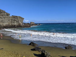 Photo de Plage de Sable Vert avec baie spacieuse