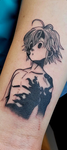 Explore september birth flower tattoo ideas, creative tattoo ideas in Benton, available at Spectrum Tattoo