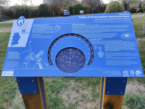 Table d'observation astronomique à Espédaillac