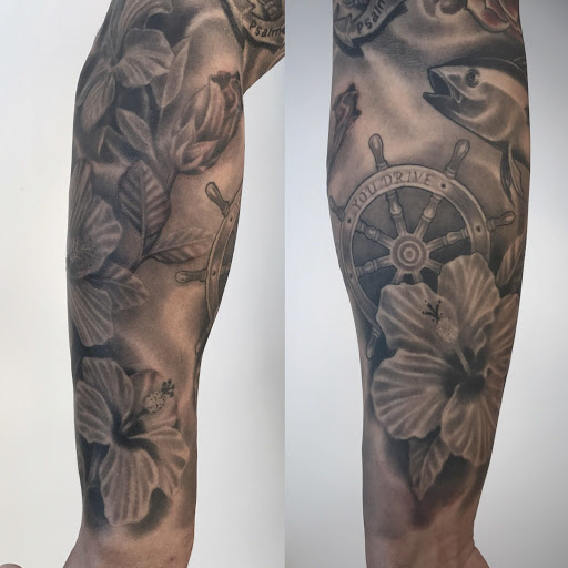 Explore medic alert tattoo ideas, creative tattoo ideas in San Diego, available at Bearcat Tattoo Gallery