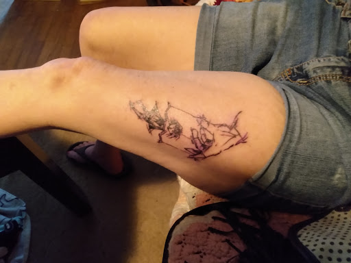 Explore rhino tattoo ideas, creative tattoo ideas in Muskogee, available at Spurlocks Emporium