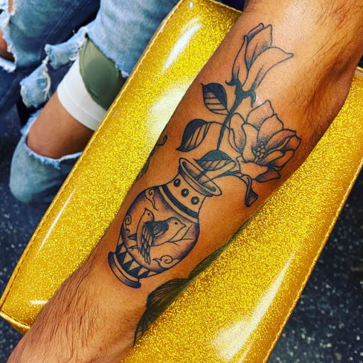 Explore top of hand tattoo ideas, creative tattoo ideas in Dallas, available at Franklins Tattoo and Supply