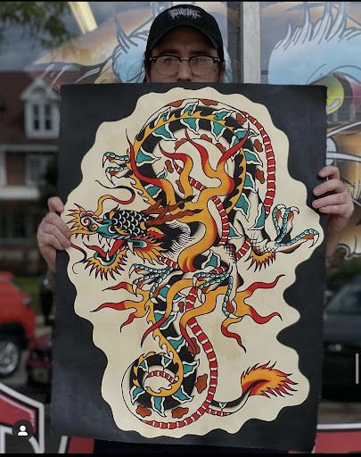 Explore honor tattoo ideas, creative tattoo ideas in Johnson City, available at Gold Cross Tattoo Co.