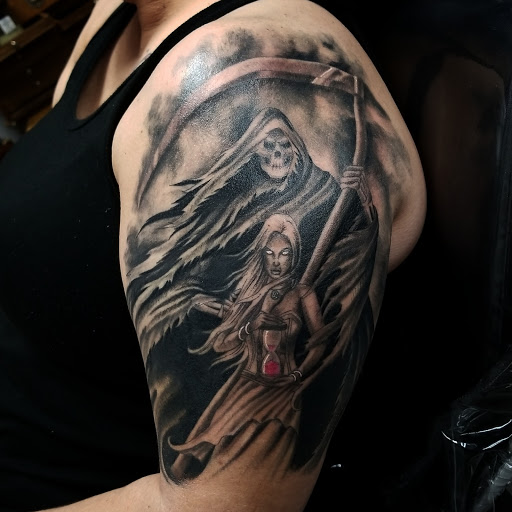Explore face tattoo ideas male, creative tattoo ideas in Leesburg, available at Trademark Body Art