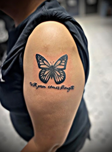 Explore heartless tattoo ideas, creative tattoo ideas in El Paso, available at R&R tattoo and piercing studio