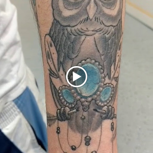 Explore legs tattoo ideas, creative tattoo ideas in Marietta, available at Monkeys Uncle Tattoo