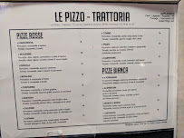 Restaurant italien Le Pizzo à Montreuil (la carte)