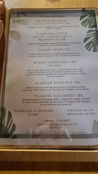 Restaurant Tendance et Fraicheur à Leers - menu / carte