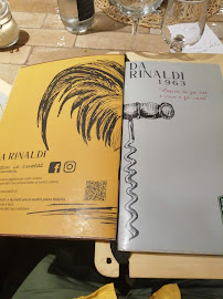 Da Rinaldi à Rimini menu