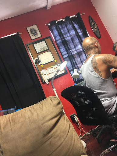 Explore above knee tattoo ideas, creative tattoo ideas in El Paso, available at Estilo Firme Tattoo Co.