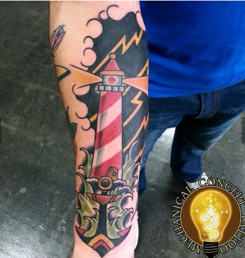 Explore dreaming tattoo ideas, creative tattoo ideas in Huntington Beach, available at Mechanical Concept Tattoo