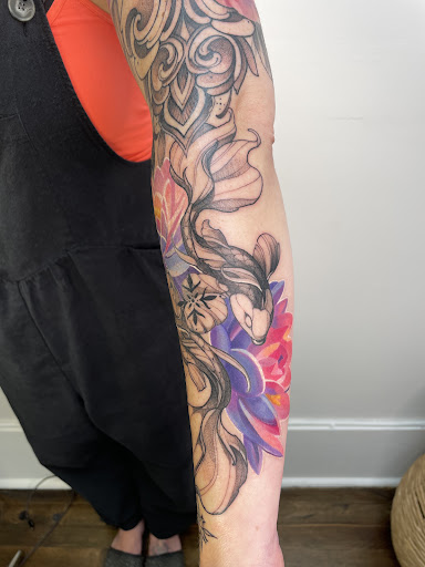 Explore western tattoo ideas for men, creative tattoo ideas in Red Bank, available at Atelier I Gallery