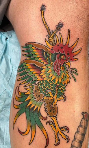 Explore black male tattoo ideas, creative tattoo ideas in Spring, available at Skin Stories Tat2