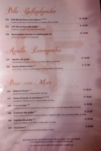 Ristorante Pizzeria Da Franco à Lahnau menu