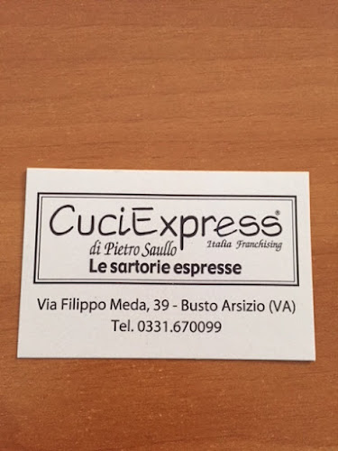 CuciExpress Di Saullo Pietro - Via Filippo Meda - Busto Arsizio