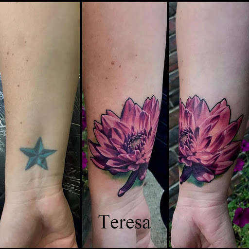Explore good tattoo ideas for half sleeve, creative tattoo ideas in Sanford, available at Venom Ink Tattoo