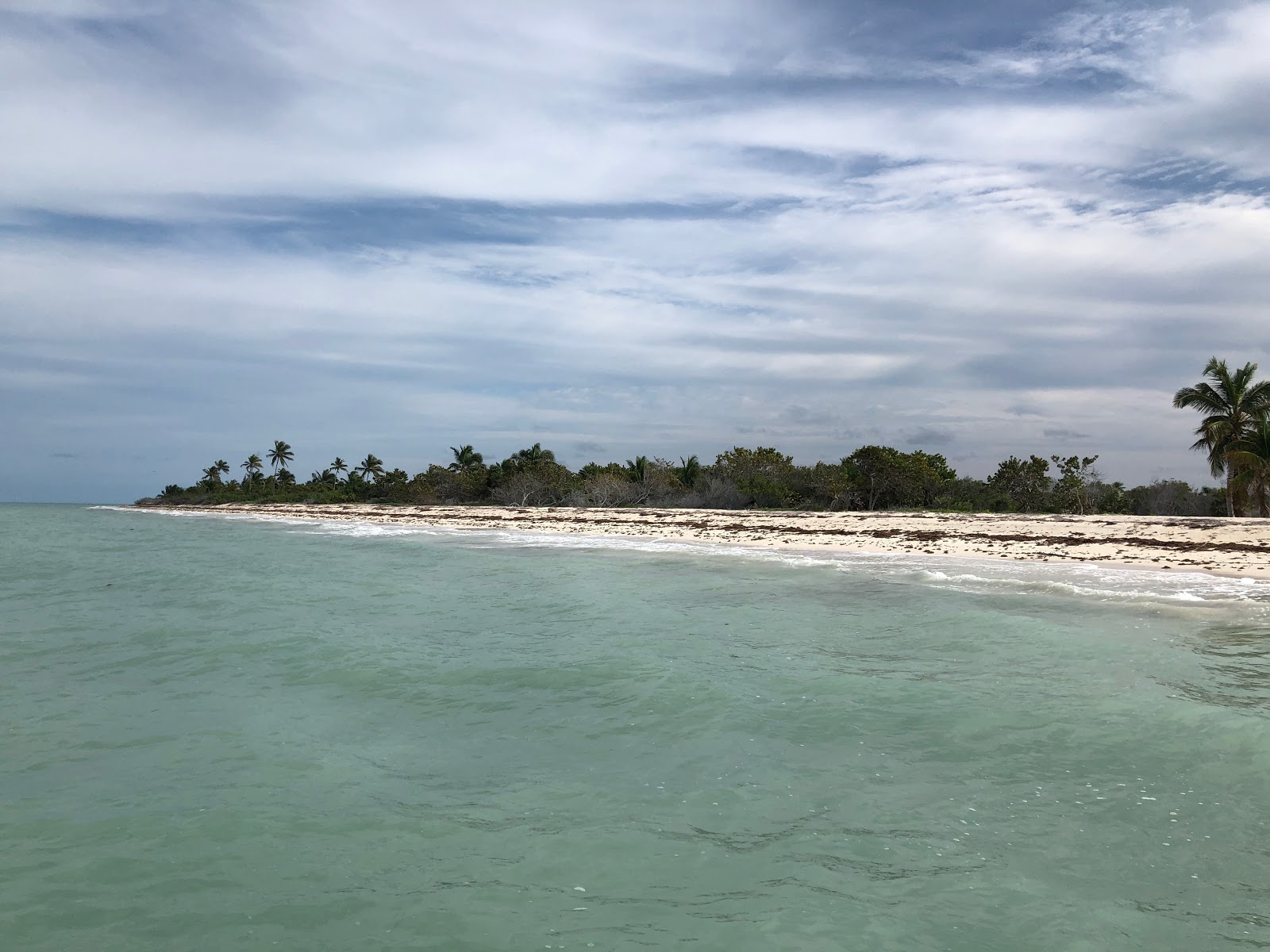 Foto von Isla Holbox beach mit langer gerader strand