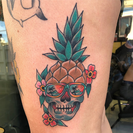 Explore ideas for matching couple tattoos, creative tattoo ideas in Honolulu, available at Sacred Art Tattoo Waikiki
