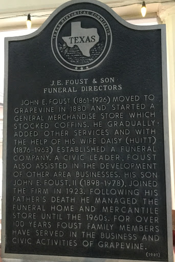 Funeral Home «J E Foust & Son Funeral Home», reviews and photos, 523 S Main St, Grapevine, TX 76051, USA