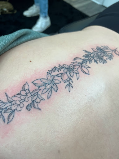 Explore arm and shoulder tattoo ideas, creative tattoo ideas in Leola, available at Sweet Omens