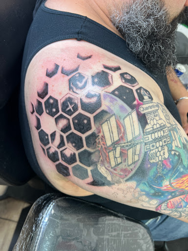 Explore manta ray tattoo ideas, creative tattoo ideas in Monroe, available at Rebel Tattoo