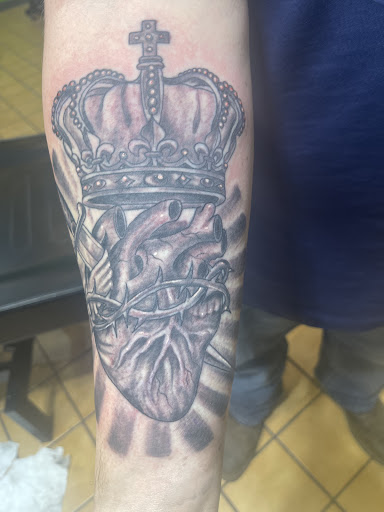 Explore mermaid tattoo ideas, creative tattoo ideas in Taos, available at Muerte Tattoo Taos