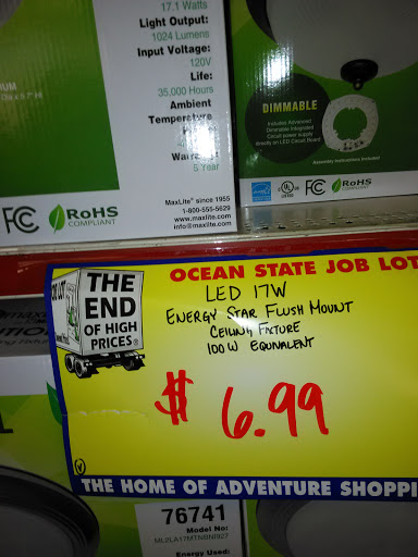 Discount Store «Ocean State Job Lot», reviews and photos, 280 Winthrop St, Taunton, MA 02780, USA