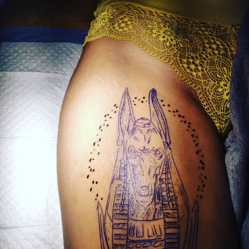 Explore guitar pick tattoo ideas, creative tattoo ideas in Fresno, available at Lil Ink Spot 559