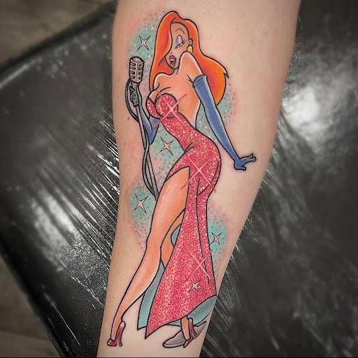 Explore dog tattoo ideas for men, creative tattoo ideas in Charles Town, available at Blue Heron Tattoo