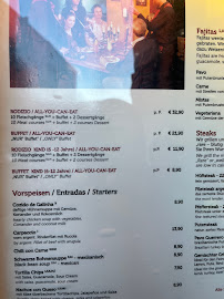 Villa Rodizio à Berlin menu